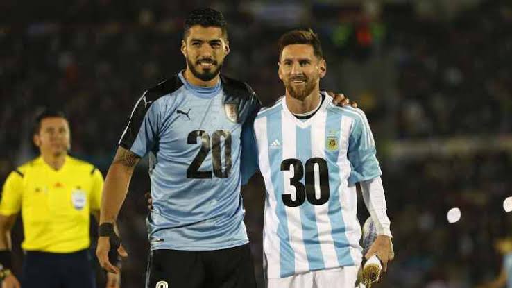 Lionel Messi and Luis Suarez FIFA World Cup 2030 