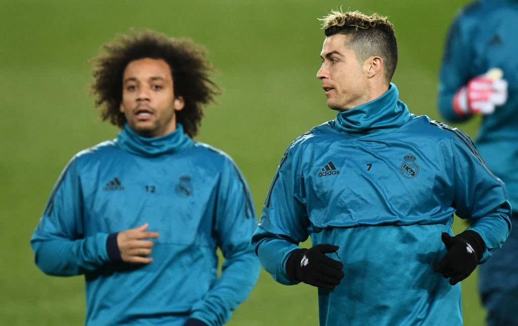 Cristiano Ronaldo and Marcelo