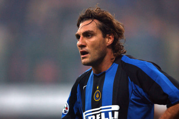 Christian Vieri players who have played for the most football clubs MILAN, ITALY - NOVEMBER 28: Christian Vieri of Inter Milan in action during the Serie A match between Inter Milan and Juventus at the Stadio Giuseppe Meazza on November 28, 2004 in Milan, Italy.