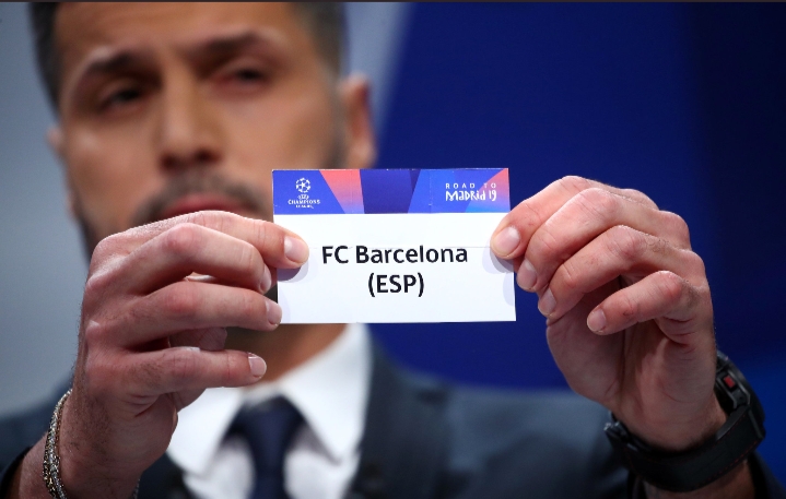 Barcelona 2020/21 UEFA Champions League round of 16 draws