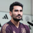 İlkay Gündoğan football players who could become great managers DORTMUND, GERMANY - SEPTEMBER 11: Ilkay Guendogan of Germany attends a press conference on September 11, 2023 in Dortmund, Germany, prior to international friendly match between Germany and France at Signal Iduna Park on September 12.