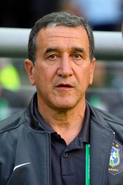 BERLIN, GERMANY - June 13: Carlos Alberto Parreira, Brazil Head Coach portrait before the FIFA World Cup Finals 2006 Group F match between Brazil and Croatia at Olympiastadion on June 13, 2006 in Berlin, Germany.