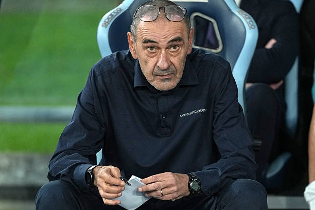 STADIO OLIMPICO, ROME, ITALY - 2026/05/23: Maurizio Sarri, head coach of SS Lazio, during the Serie A 2025/2026 football match between SS Lazio and Pisa SC 1909. Lazio won 2-1 over Pisa.