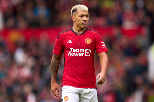Lisandro Martínez best defenders in the world 2023 MANCHESTER, ENGLAND - AUGUST 05: Lisandro Martinez of Manchester United looks on during the pre-season friendly match between Manchester United and RC Lens at Old Trafford on August 05, 2023 in Manchester, England. 