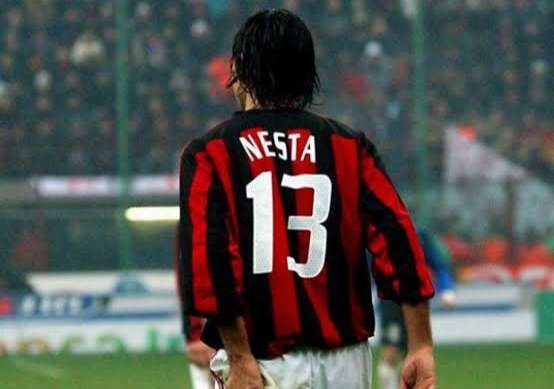 Alessandro Nesta number 13 shirt