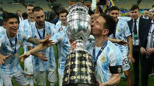 Argentina with Copa America countries with most football trophies