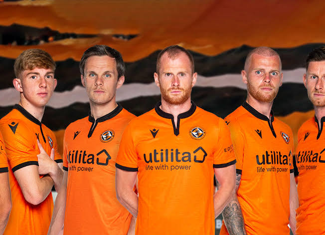 orange football shirt team