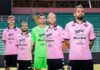 Palermo FC football team that wear pink