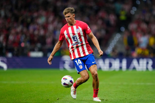 Marcos Llorente most versatile Soccer Players Marcos Llorente central midfield of Atletico de Madrid and Spain controls the ball during the LaLiga EA Sports match between Atletico Madrid and Real Madrid CF at Civitas Metropolitano Stadium on September 24, 2023 in Madrid, Spain.