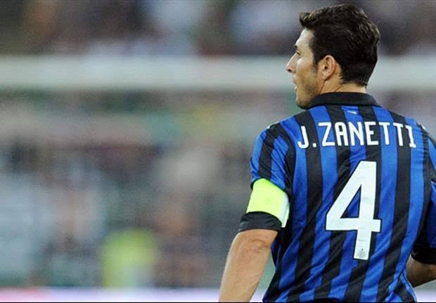 Javier Zanetti number 4 jersey
