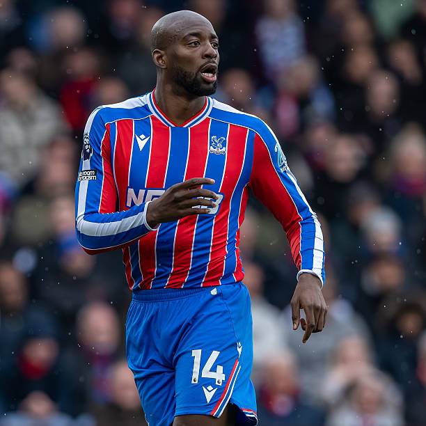 LONDON, ENGLAND - MAY 10: Crystal Palace's Jean-Philippe Mateta during the Premier League match between Crystal Palace and Everton at Selhurst Park on May 10, 2026 in London, England.