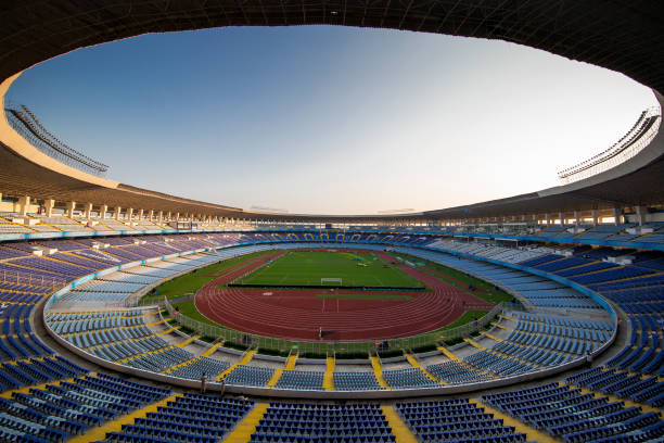 KOLKATA, INDIA - OCTOBER 22: General view of the Vivekananda Yuba Bharati Krirangan stadium ahead FIFA U-17 World Cup India 2017 Quarter Final match between Germany and Brazil on October 22, 2017 in Kolkata, India.