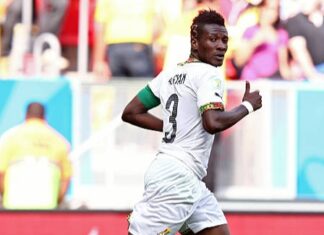 Asamoah Gyan at FIFA WORLD Cup
