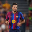 BARCELONA, SPAIN - AUGUST 27: Rodri of Barcelona looks on during the LaLiga EA Sports 2026/27 match between FC Barcelona and Athletic Club at Spotify Camp Nou on August 27, 2026 in Barcelona, Spain.