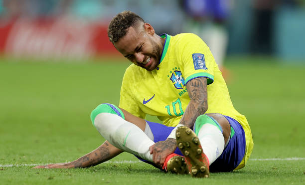 Neymar Jr most injury-prone football players 