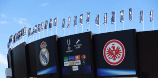 the UEFA Supercup Final 2022 between Real Madrid CF and Eintracht Frankfurt