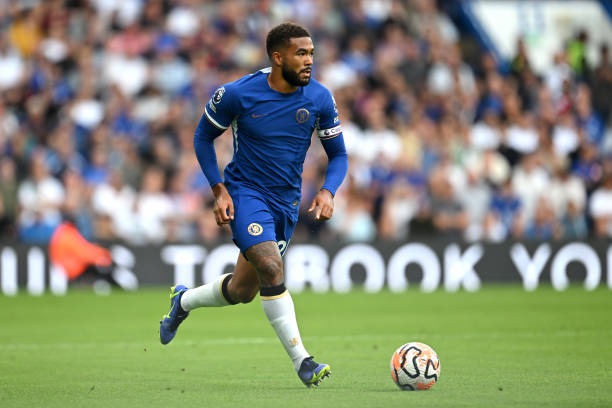 Reece James best right-backs in the world LONDON, ENGLAND - AUGUST 13: Reece James of Chelsea runs with the ball during the Premier League match between Chelsea FC and Liverpool FC at Stamford Bridge on August 13, 2023 in London, England.