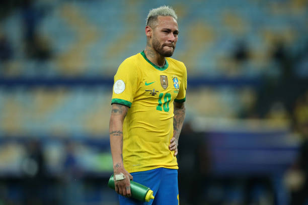 Neymar Jr emotional football players