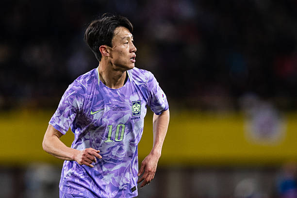 VIENNA, AUSTRIA - MARCH 31: Jaesung Lee of Korea Republic looks on during an international friendly match between Austria and South Korea on March 31, 2026 in Vienna, Austria.
