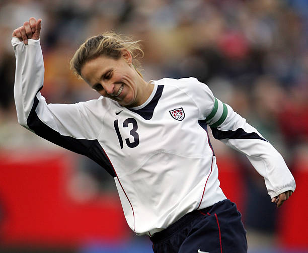 Kristine Lilly most caps in soccer