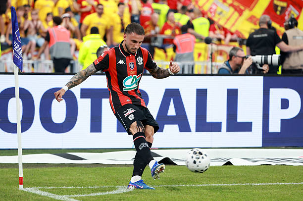 Jonathan Clauss best crossers in football PARIS, FRANCE - MAY 22: Jonathan Clauss of Nice during the French Cup Final football match between RC Lens (RCL) and OGC Nice (OGCN) at Stade de France on May 22, 2026 in Saint-Denis near Paris, France.