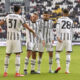 Juventus football clubs that play in black and white stripes