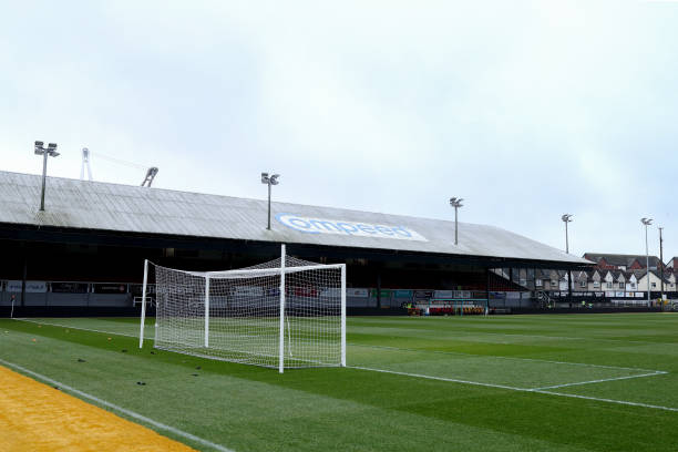 Rodney Parade oldest soccer stadiums in the world General view inside the stadium prior to the start of the Sky Bet League 2 match between Newport County and Barrow at Rodney Parade, Newport on Saturday 29th January 2022. 