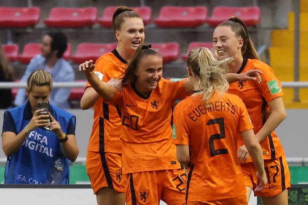 The Netherlands top women's national football teams in the world 