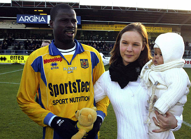 Emmanuel Eboué and wife Aurelie soccer players who divorced 