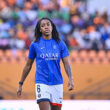 Jennifer ECHEGINI of PSG during LFFP Cup final match between Lyon and Paris at Stade Felix Houphouet-Boigny on March 14, 2026 in Abidjan, Ivory Coast.