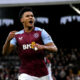 Ollie Watkins best strikers in the world LONDON, ENGLAND - FEBRUARY 17: Ollie Watkins of Aston Villa celebrates scoring his team's second goal during the Premier League match between Fulham FC and Aston Villa at Craven Cottage on February 17, 2024 in London, England.