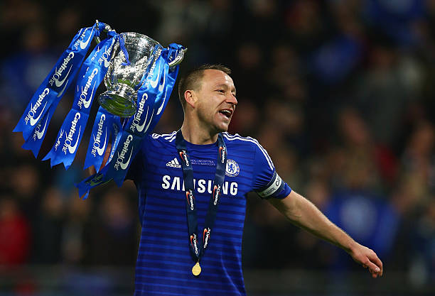 John Terry most hated football players of time LONDON, ENGLAND - MARCH 01: Captain John Terry of Chelsea celebrates with the trophy during the Capital One Cup Final match between Chelsea and Tottenham Hotspur at Wembley Stadium on March 1, 2015 in London, England.
