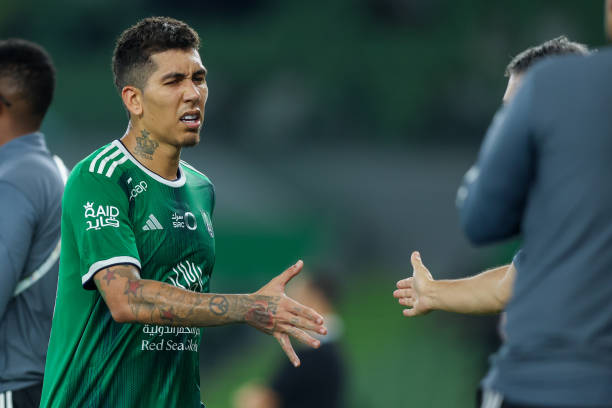Roberto Firmino best Soccer Players In Saudi Arabia JEDDAH, SAUDI ARABIA - OCTOBER 31: Roberto Firmino of Al Ahli during King of Champions Cup between Al Ahli and Abha at Prince Abdullah Al Faisal Stadium on October 31, 2023 in Jeddah, Saudi Arabia.