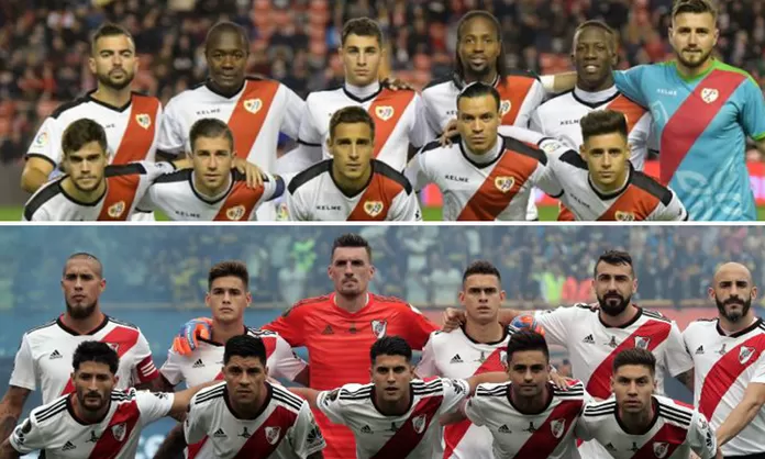 Rayo Vallecano and River Plate footballl clubs that are friends