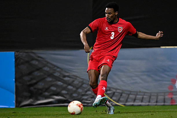 ANTALYA, TURKIYE - MARCH 31: Abdallah Nasib of Jordan during the International Friendly match between Jordan v Nigeria at the Mardan Stadium on March 31, 2026 in Antalya Turkiye