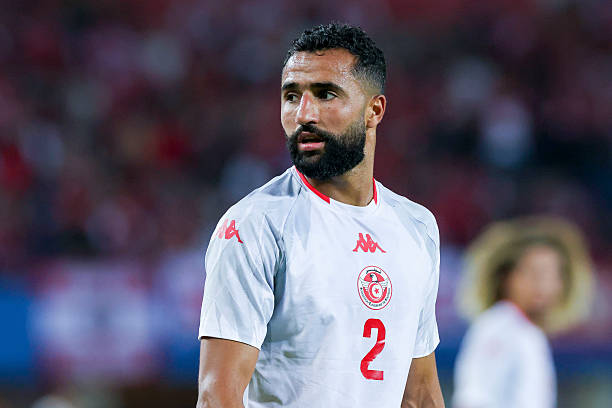 Vienna, Austria - June 1: Ali Abdi of Tunisia looks dejected during the international friendly match between Austria and Tunisia at Ernst Happel Stadion on June 1, 2026 in Vienna, Austria.