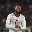 30 March 2026, Baden-Württemberg, Stuttgart: Soccer, Men, International matches, Germany - Ghana, MHP Arena. Antoine Semenyo (Ghana) reacts unhappy. Photo: Marijan Murat/dpa - IMPORTANT NOTE: In accordance with the regulations of the DFL German Football League and the DFB German Football Association, it is prohibited to utilize or have utilized photographs taken in the stadium and/or of the match in the form of sequential images and/or video-like photo series.