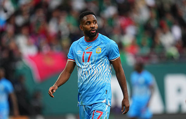 Cedric Bakambu of Congo DR looks on during the AFCON Group C match between Algeria and DR Congo at Moulay El Hassan Stadium, Rabat, Morocco on January 6, 2026.