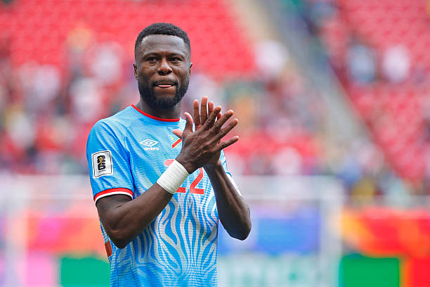 ZAPOPAN, MEXICO - MARCH 31: Chancel Mbemba of Congo DR reacts during the FIFA World Cup 2026 Qualifying Playoff tournament match between Congo DR and Jamaica at Estadio Guadalajara on March 31, 2026 in Zapopan, Mexico.