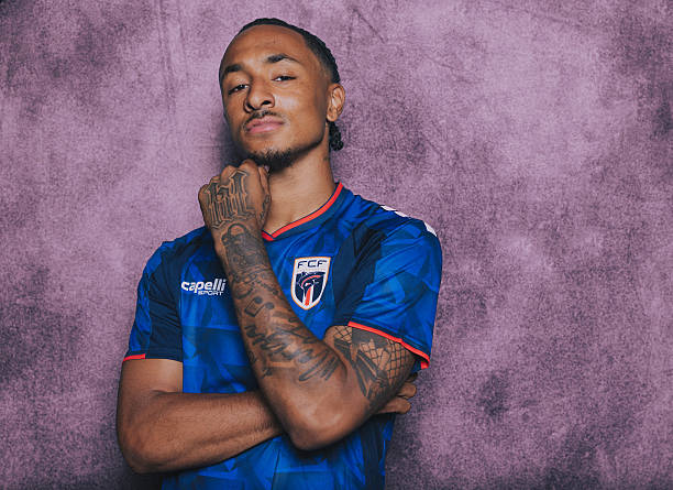 HARTFORD, CONNECTICUT - JUNE 05: (EXCLUSIVE COVERAGE) (EDITOR'S NOTE: This image has been digitally altered.) Dailon Livramento #19 of Cabo Verde poses during the official FIFA World Cup 2026 portrait session on June 05, 2026 in Hartford, Connecticut.