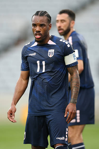 AUCKLAND, NEW ZEALAND - MARCH 30: Garry Rodrigues of Cape Verde looks on during the FIFA Series match between Cape Verde and Finland at Eden Park on March 30, 2026 in Auckland, New Zealand.