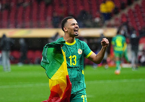 Iliman Cheikh Baroy Ndiaye of Senegal celebrate during the AFCON final between Morocco and Senegal at Complexe Sportif Prince Moulay Abdellah, Rabat, Morocco on January 19, 2026.