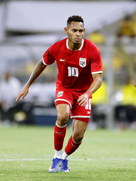 CAPE TOWN, SOUTH AFRICA - MARCH 31: Ismael Diaz of Panama during the International Friendly match between South Africa v Panama at the DHL Cape Town Stadium on March 31, 2026 in Cape Town South Africa