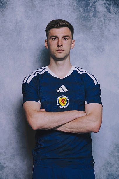 FORT LAUDERDALE, FLORIDA - JUNE 02: Kieran Tierney #6 of Scotland poses for a portrait during the official FIFA World Cup 2026 portrait session on June 02, 2026 in Fort Lauderdale, Florida.