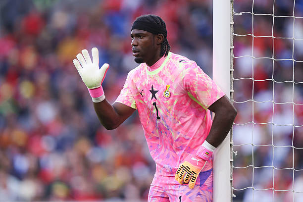 CARDIFF, WALES - JUNE 02: Lawrence Ati Zigi of Ghana during the international friendly match between Wales and Ghana at Cardiff City Stadium on June 02, 2026 in Cardiff, Wales. 