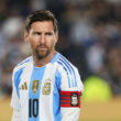 BUENOS AIRES, ARGENTINA - JUNE 10: Lionel Messi of Argentina looks on prior to the FIFA World Cup 2026 South American Qualifier match between Argentina and Colombia at Estadio Más Monumental Antonio Vespucio Liberti on June 10, 2025 in Buenos Aires, Argentina.