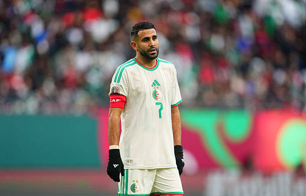 Riyad Karim Mahrez of Algeria looks on during the AFCON Group C match between Algeria and DR Congo at Moulay El Hassan Stadium, Rabat, Morocco on January 6, 2026.