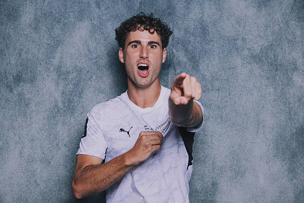 SAN DIEGO, CALIFORNIA - JUNE 09: (EXCLUSIVE COVERAGE) (EDITOR'S NOTE: This image has been digitally altered.) Matthew Garbett #7 of New Zealand poses for a portrait during the official FIFA World Cup 2026 portrait session on June 09, 2026 in San Diego, California.