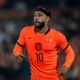 Memphis Depay of the Netherlands during the 2026 World Cup friendly match between the Netherlands and Algeria at Stadium De Kuip in Rotterdam, the Netherlands, on June 3, 2026.