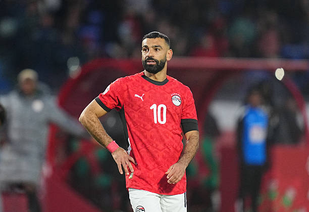 Mohamed Salah Mahrous Ghaly of Egypt looks on during the AFCON 3rd place match between Nigeria and Egypt at Mohammed V stadium, Casablanca, Morocco on January 17, 2026.